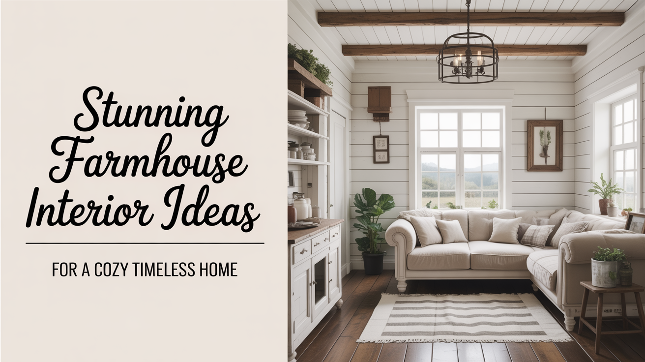 17+ Stunning Farmhouse Interior Ideas for a Cozy Timeless Home