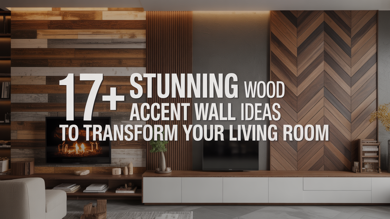 17+ Stunning Wood Accent Wall Ideas to Transform Your Living Room