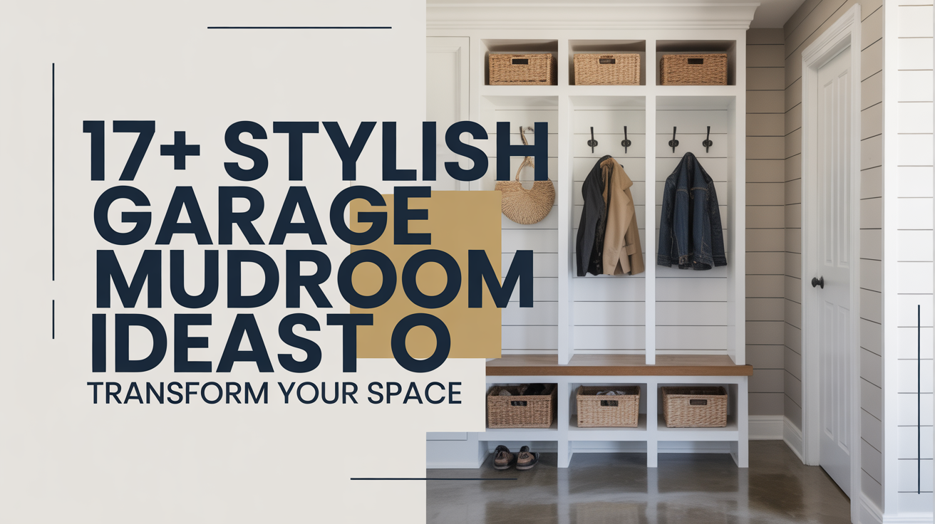 17+ Stylish Garage Mudroom Ideas to Transform Your Space