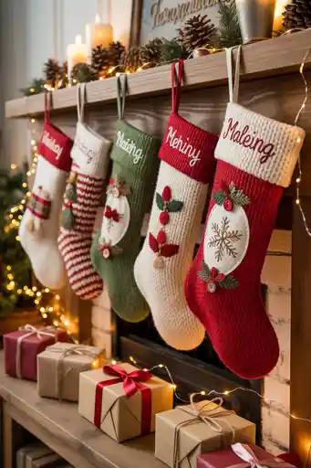 17. Handmade Holiday Stockings