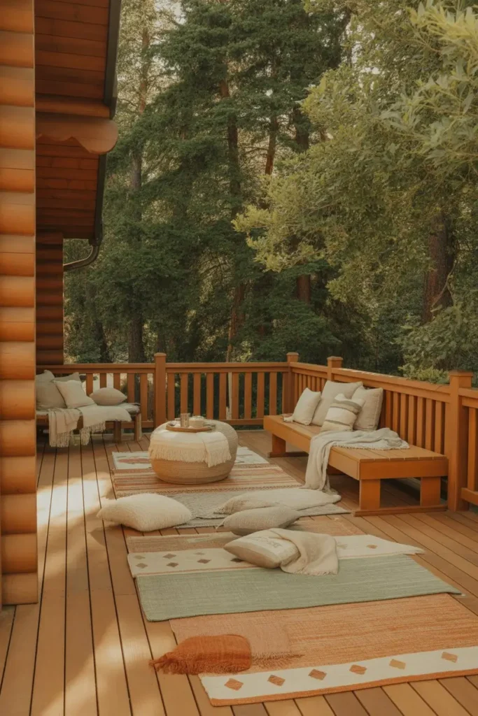 17. Outdoor Rugs and Textiles for Cozy Spaces