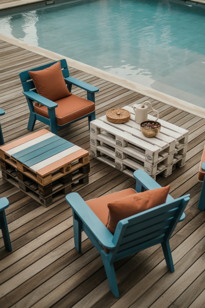 17. Upcycled Furniture for Lounge Areas