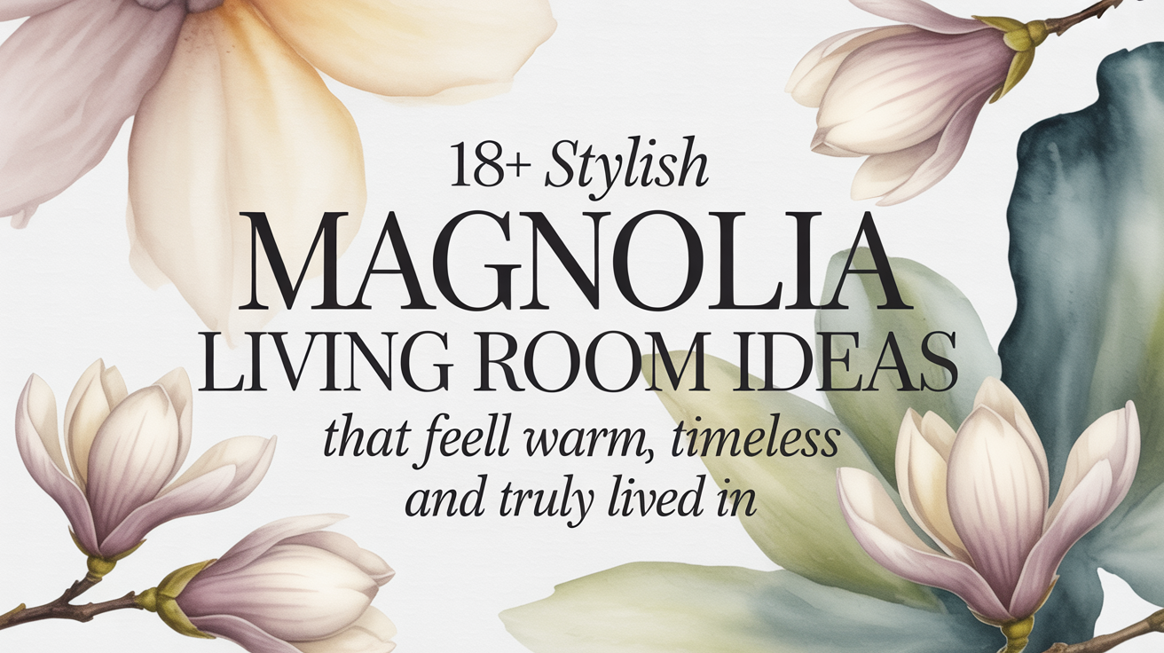18+ Stylish Magnolia Living Room Ideas That Feel Warm Timeless and Truly Lived In