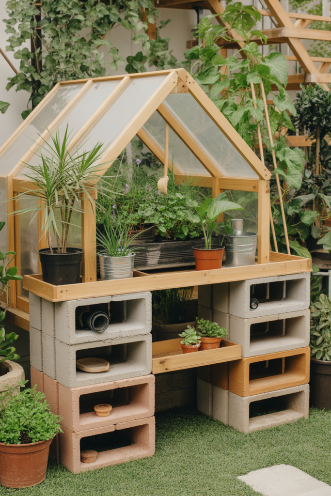 18. Plant Stands and Mini Greenhouses