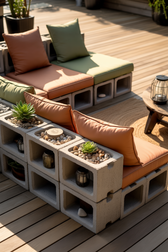 19. Lounge Seating With Cushions