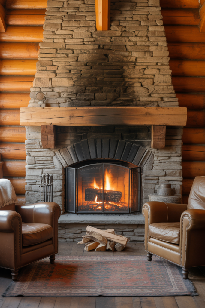 2+ Rustic Fireplace Designs to Anchor the Space