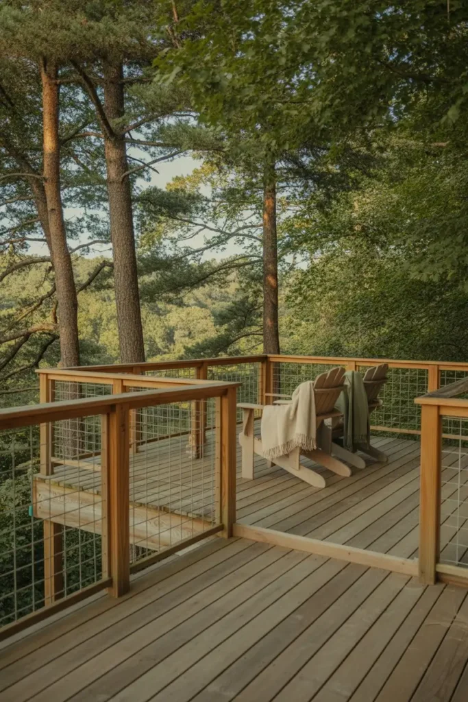 2. Elevated Decks to Embrace the Trees