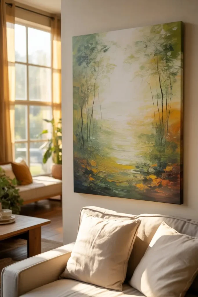 2. Nature-Inspired Canvas Art