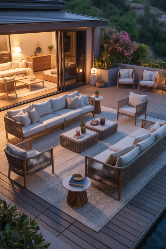 2. Outdoor Living Room Layout