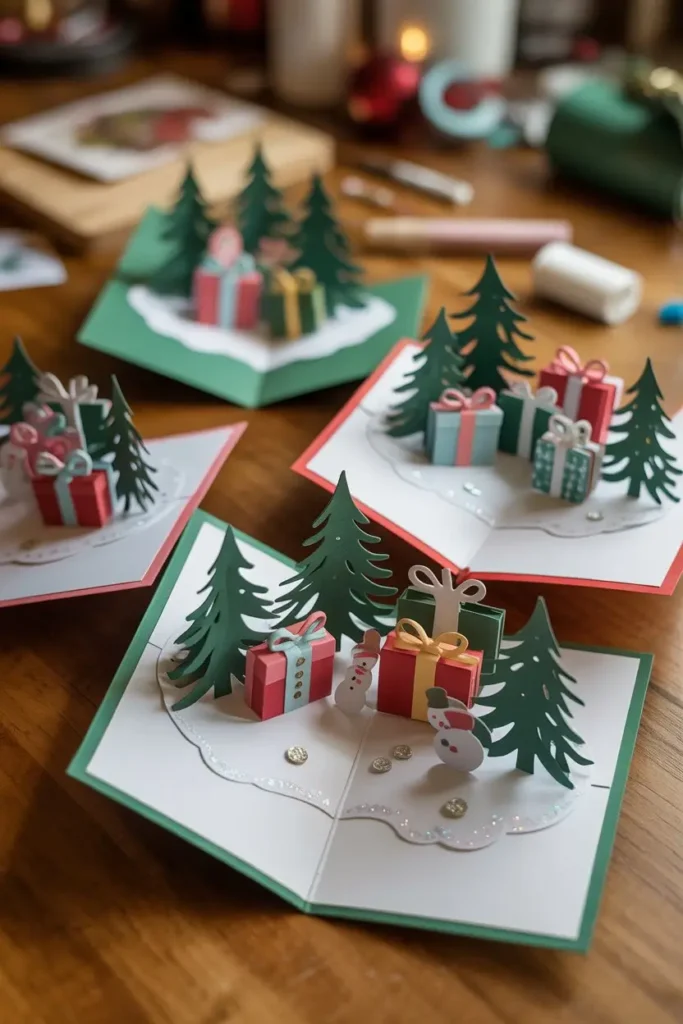 2. Pop-Up Christmas Cards