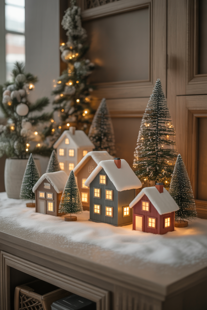 2. Soft Winter Village Scene