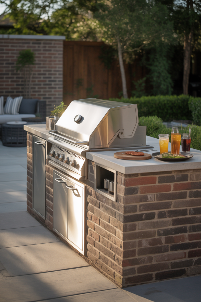 3. Built-In Grill Stations