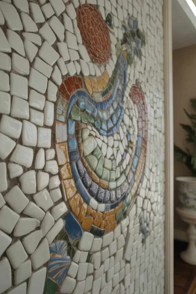 3. Creative Mosaic Wall Art