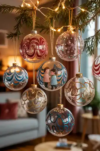 3. Hand-Painted Ornaments