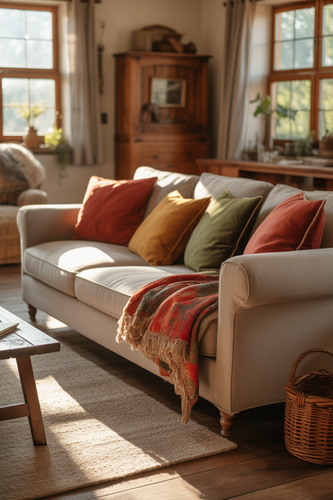 3. Large Comfortable Sofas as the Room’s Heart