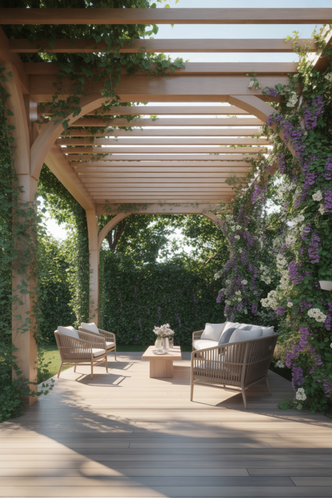 3. Open-Air Gazebo with Natural Canopy