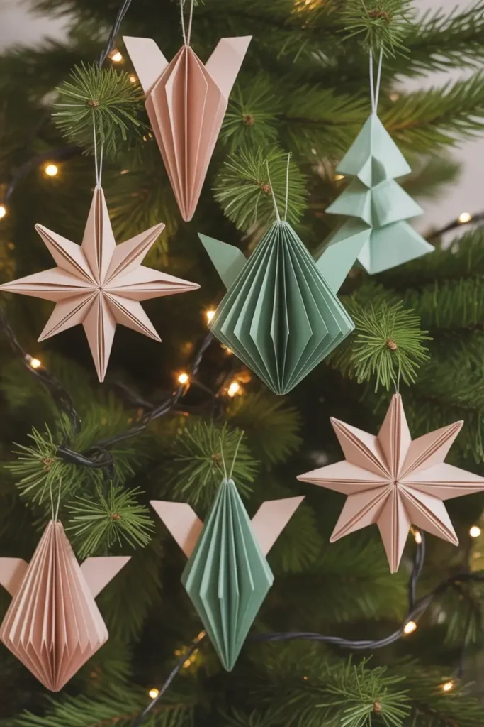 3. Paper Ornaments for the Tree