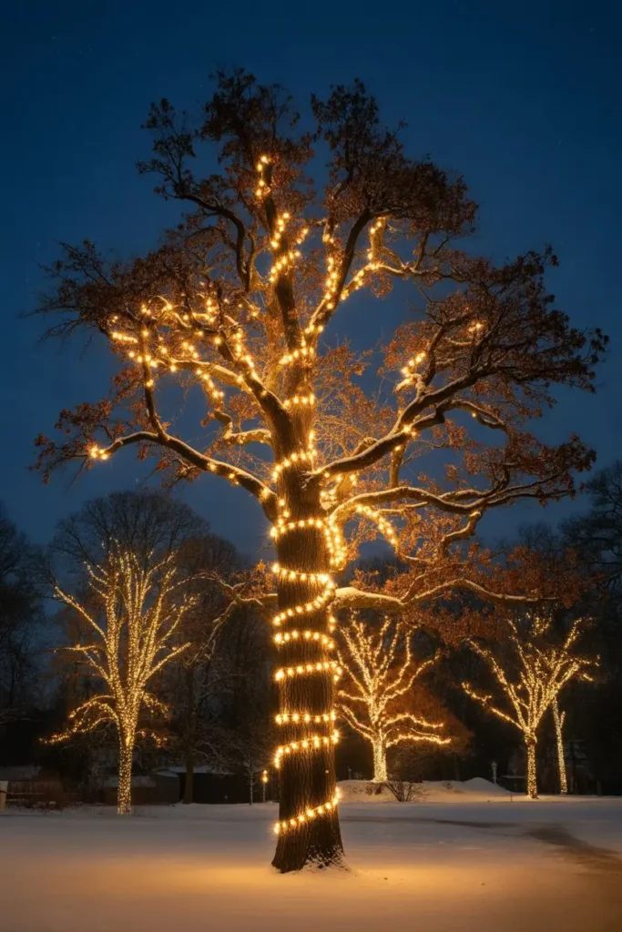4. Light Wrapped Trees