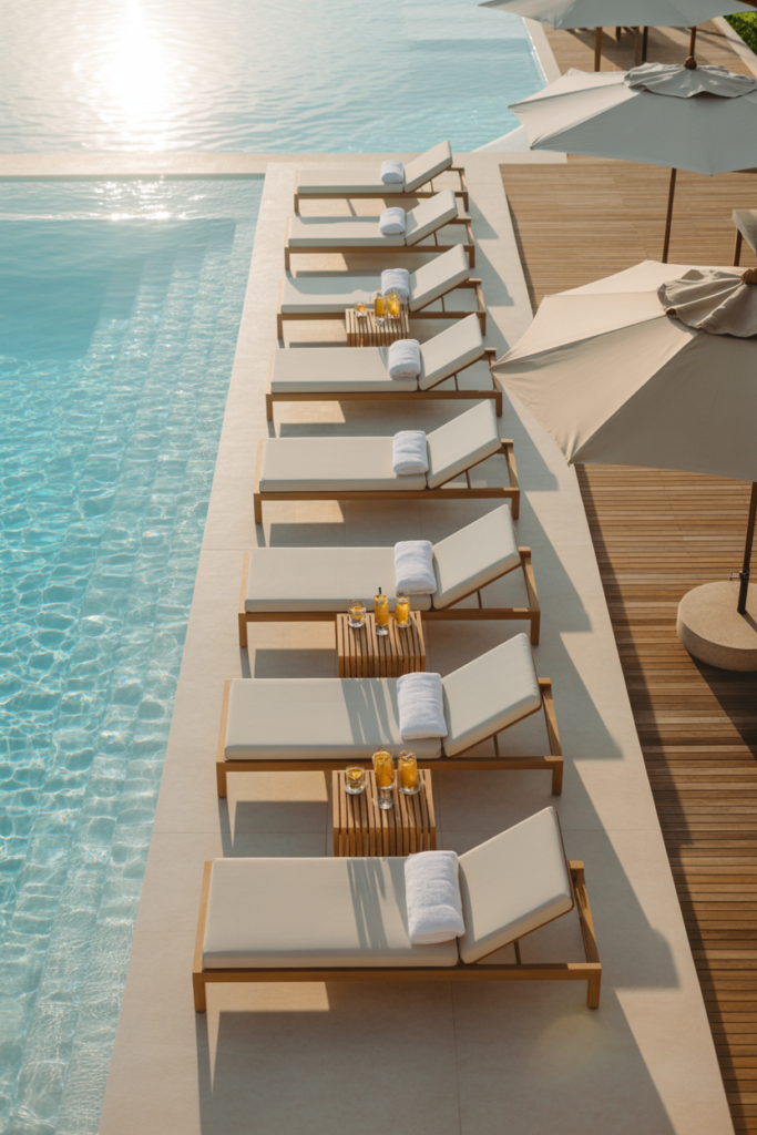 4. Poolside Relaxation Layout