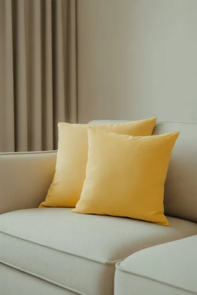 5 Yellow Cushions That Refresh Without Commitment