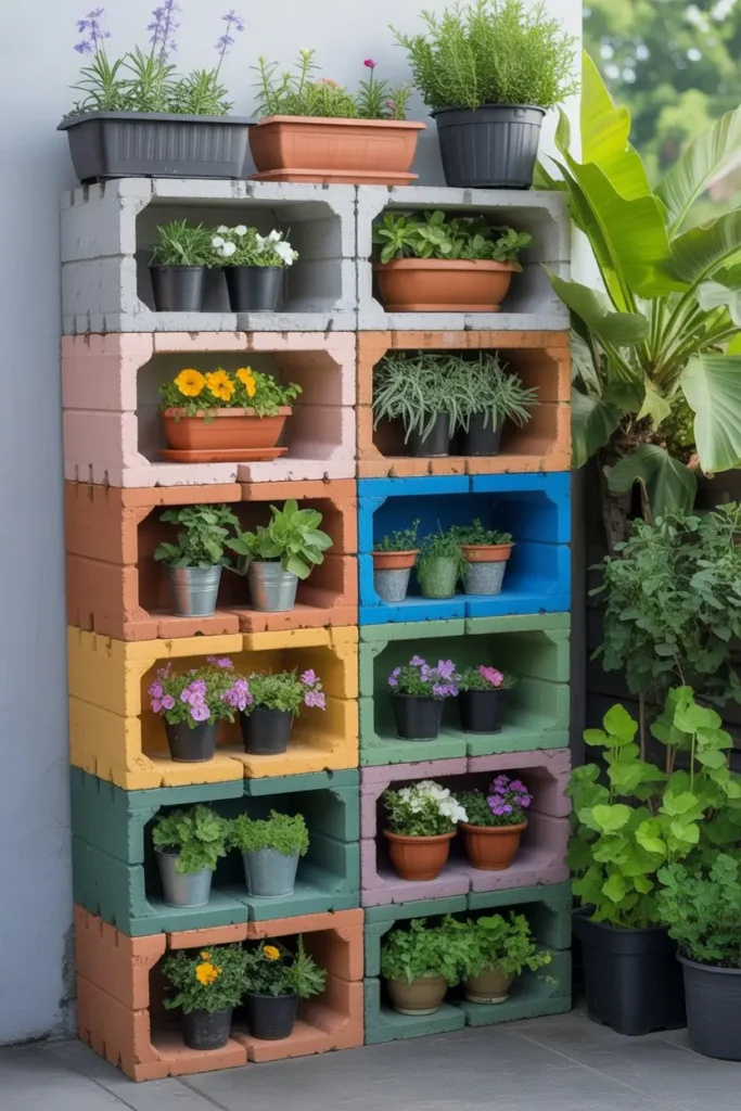 5. Elevated Planter Displays