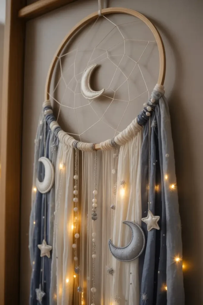 5. Mystical Moon and Star Wall Hangings