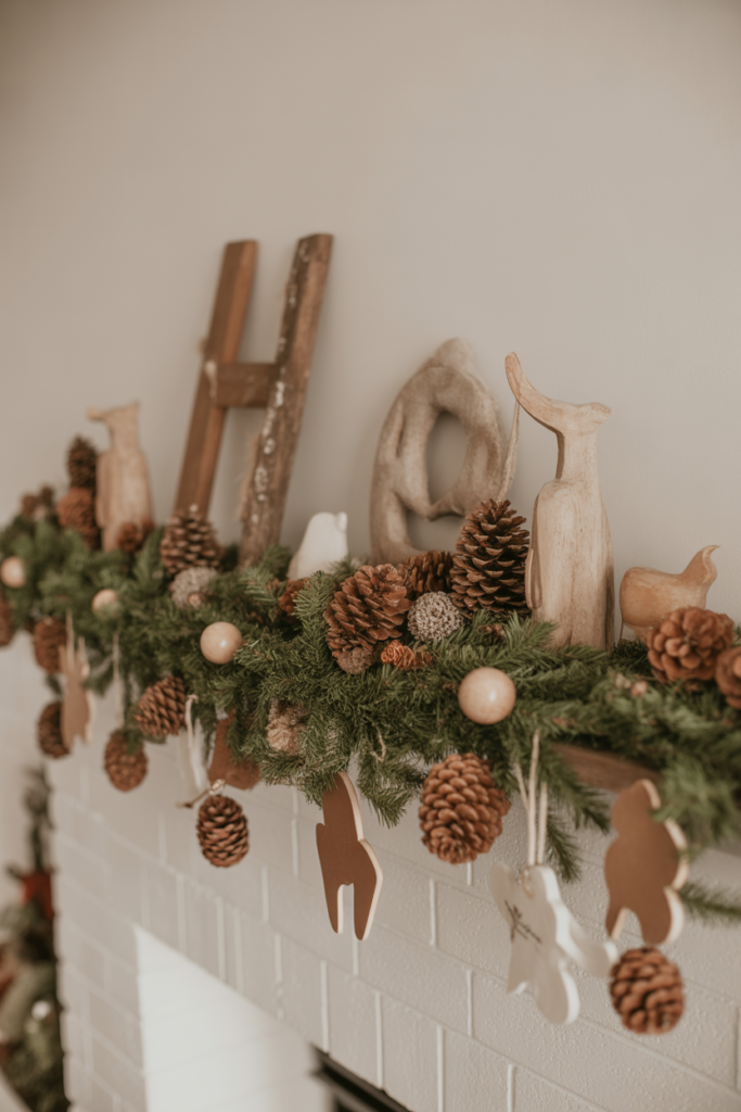 5. Natural Woodland Mantle