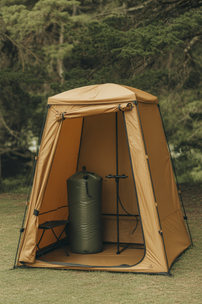 5. Tent Shower Shelter