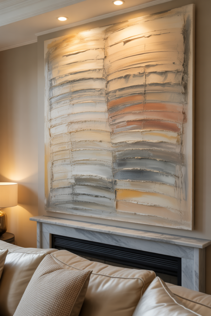 5. Textured Canvas Painting Ideas