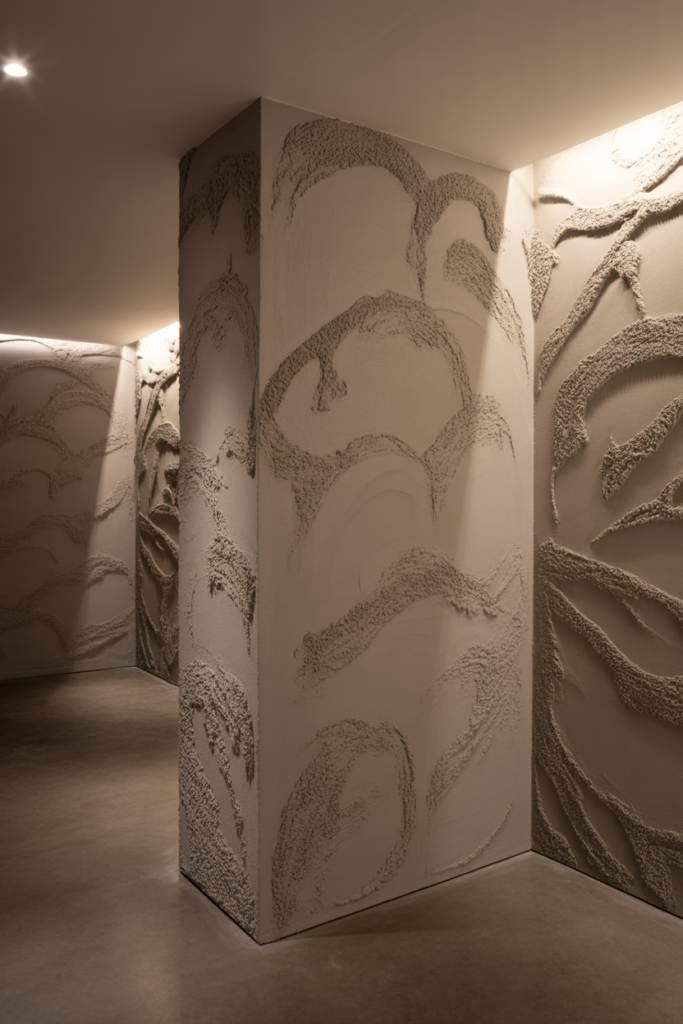 5. Textured Concrete Wall Effects
