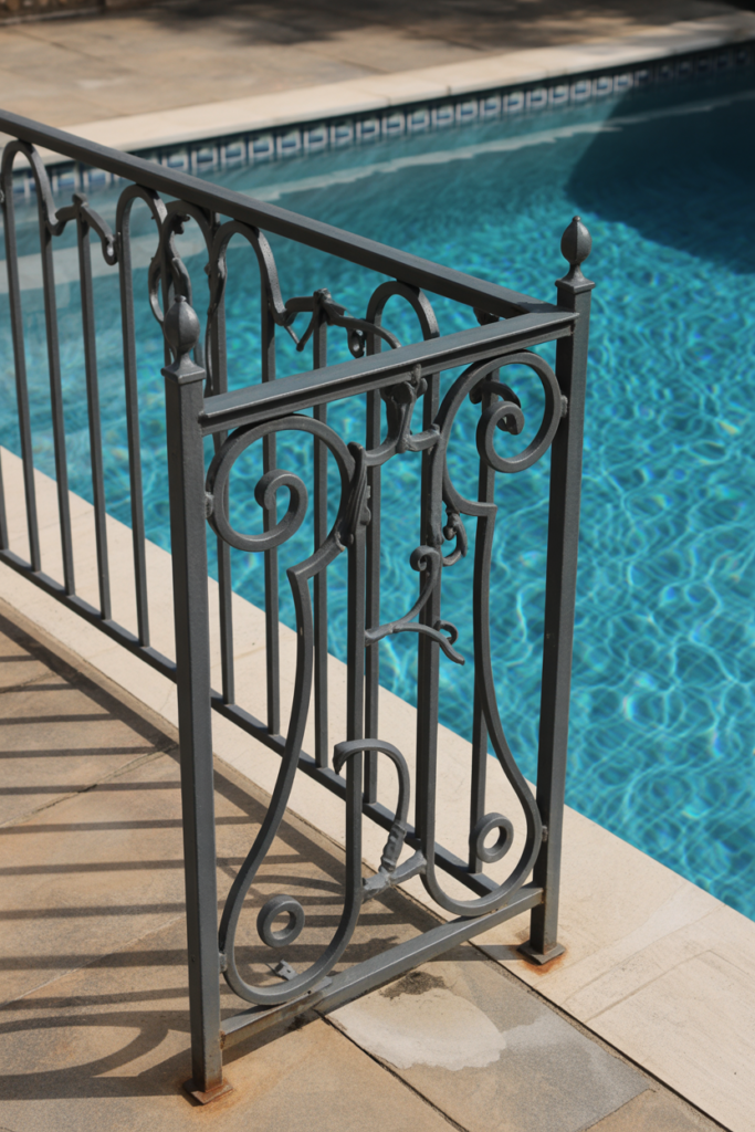 5. Wrought Iron Railings