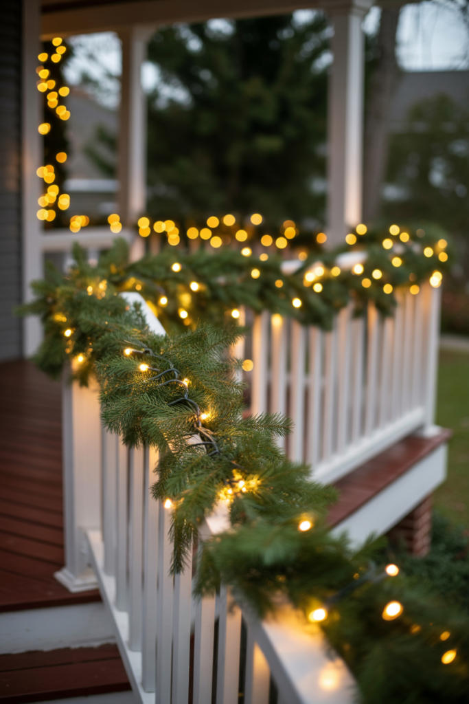 6. Garland and Railing Lights