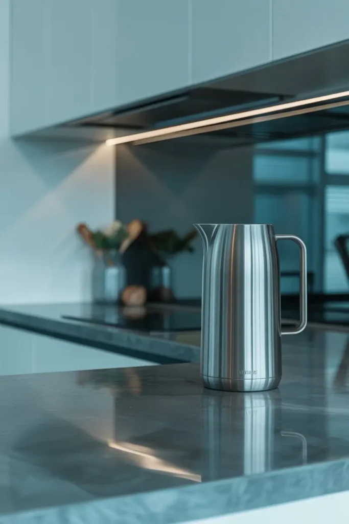 6. Minimal Steel Jugs for Modern Living