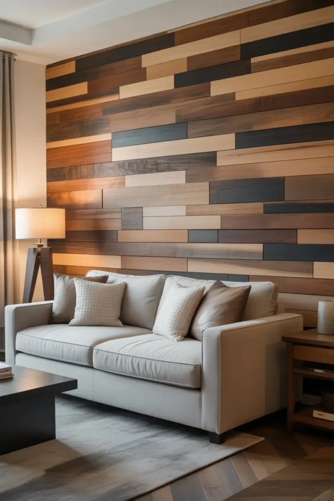 6. Mixed Wood Tones for Depth