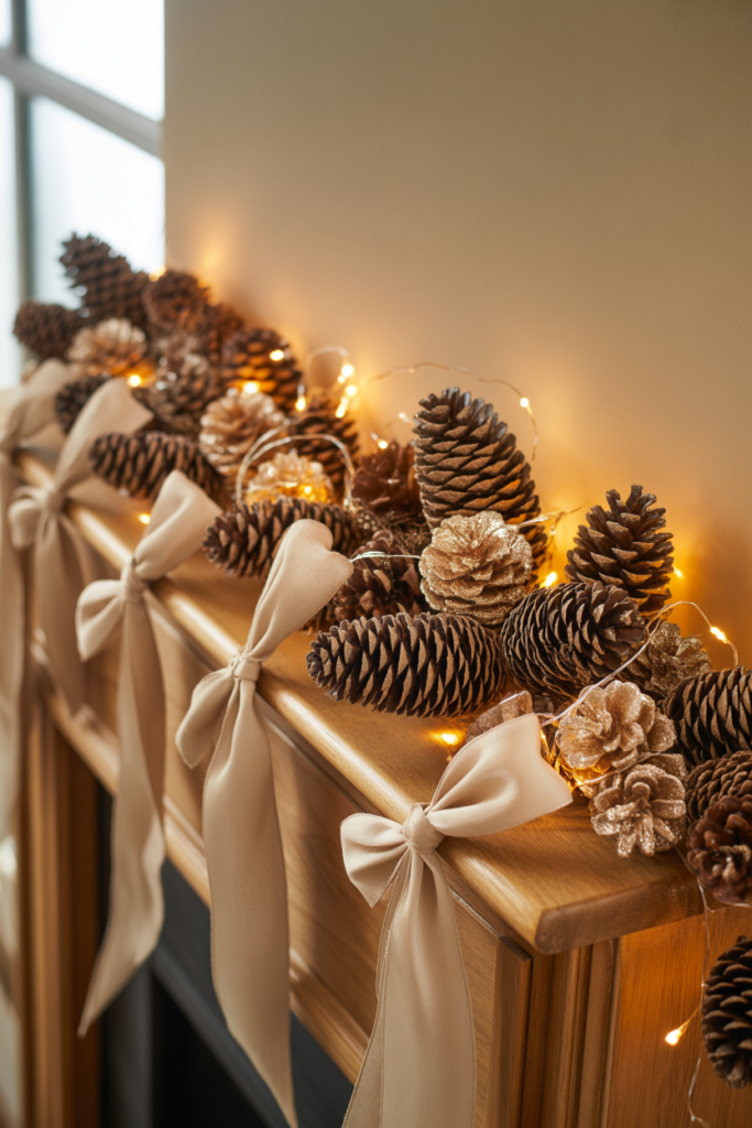6. Pine Cone Garland