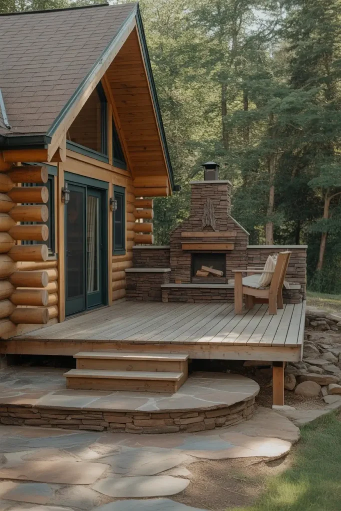 6. Rustic Stone Accents for Natural Beauty