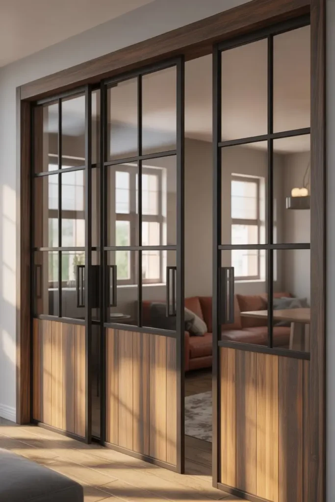 6. Sliding Door Openings for Flexibility