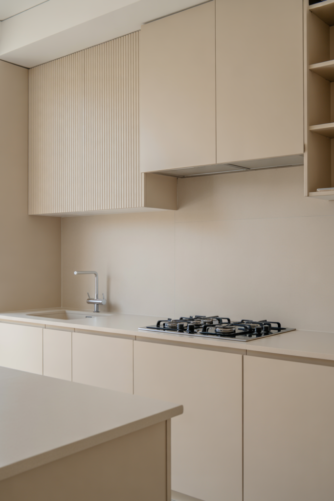 6. White Solid Surface Countertops for Seamless Design