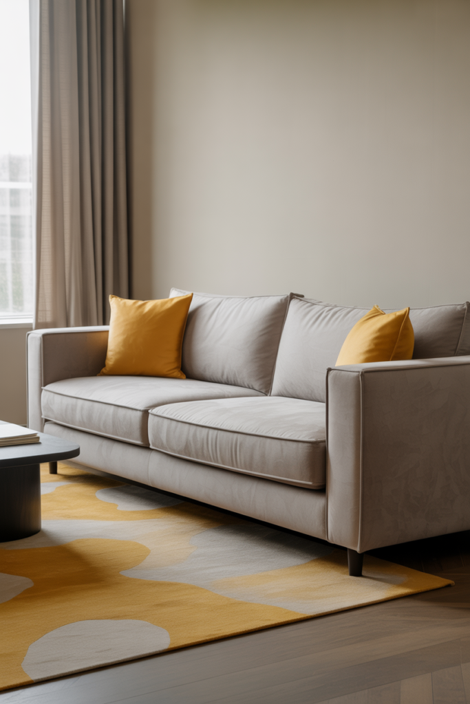 7 Yellow and Gray Balance for Modern Comfort