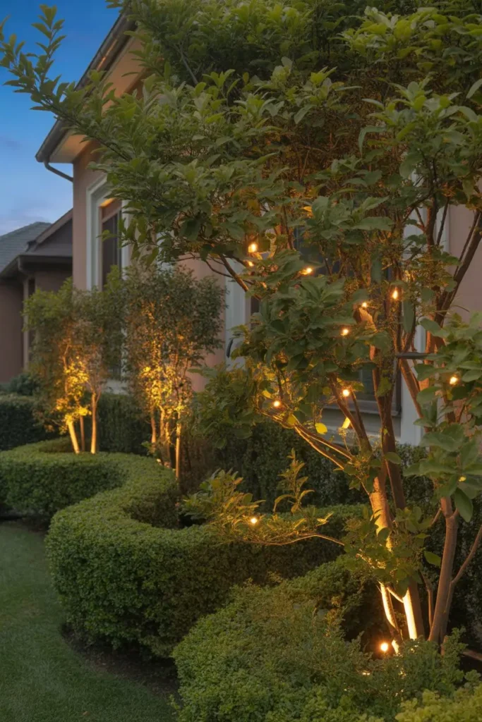 7. Bush and Hedge Lights