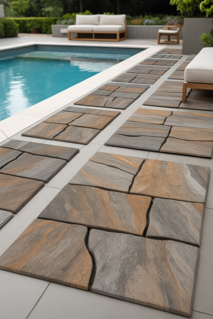 7. Faux Stone Mats