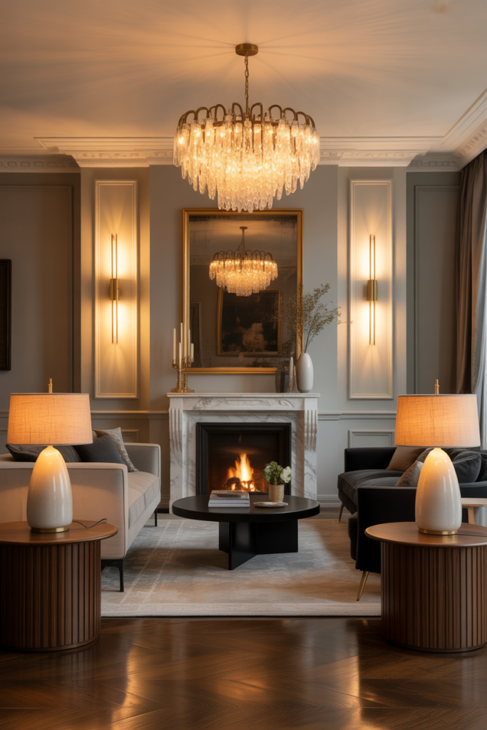 7. Layered Lighting Combinations