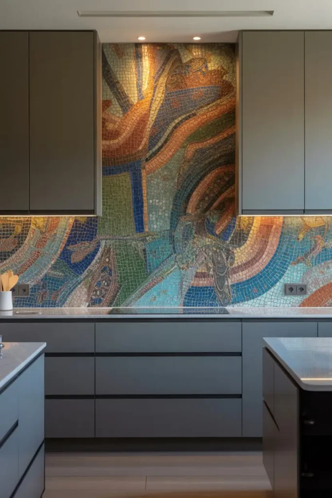 7. Mosaic Tile Murals