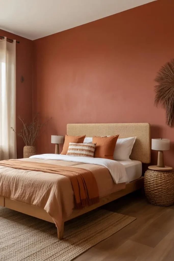 7. Terracotta and Cream Earthy Style