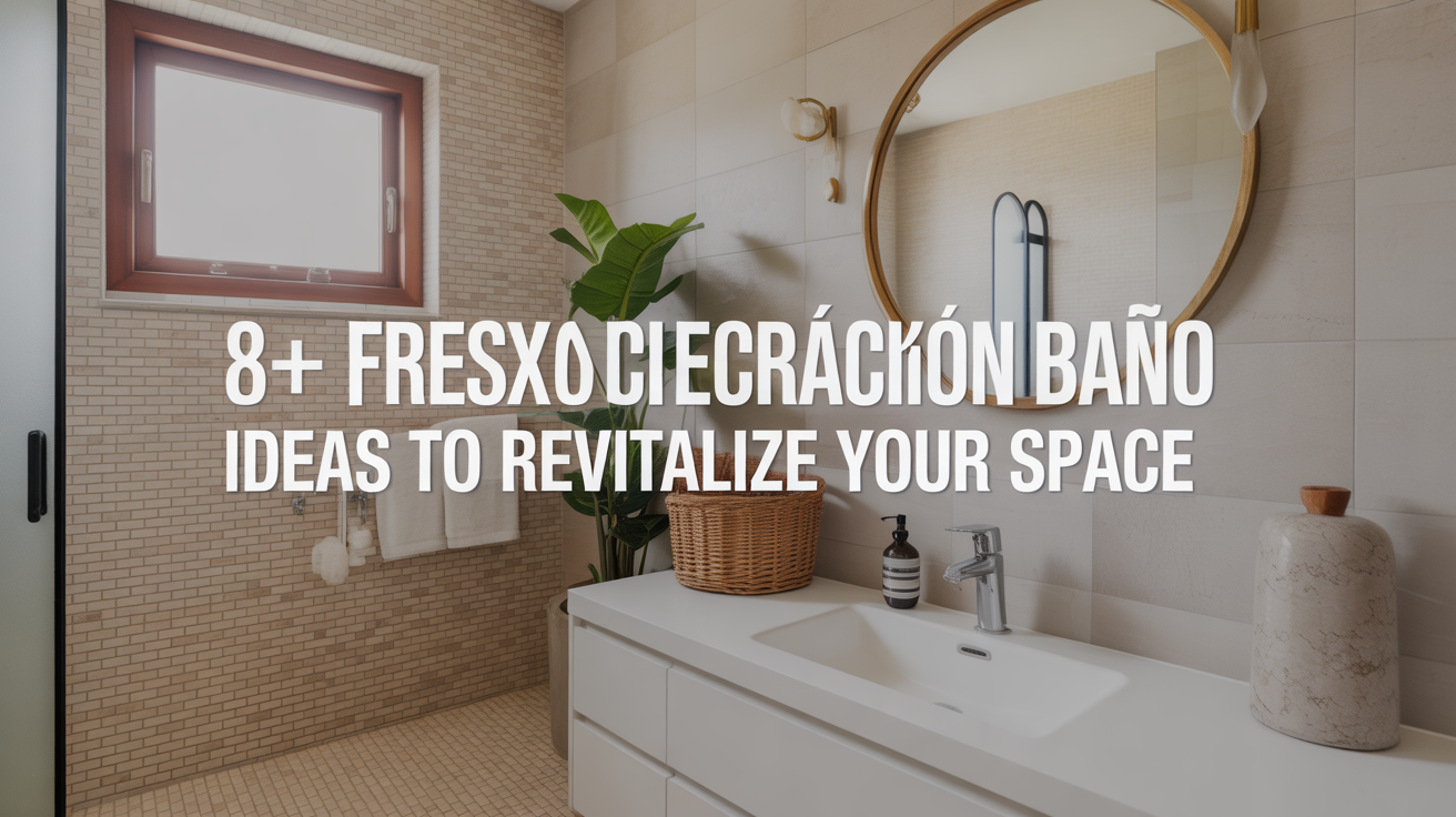 8+ Fresh Decoración Baño Ideas to Revitalize Your Space