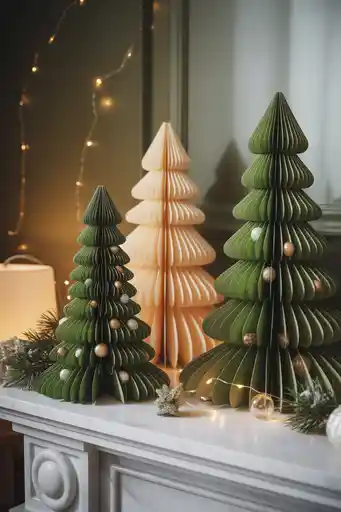8. 3D Paper Christmas Trees