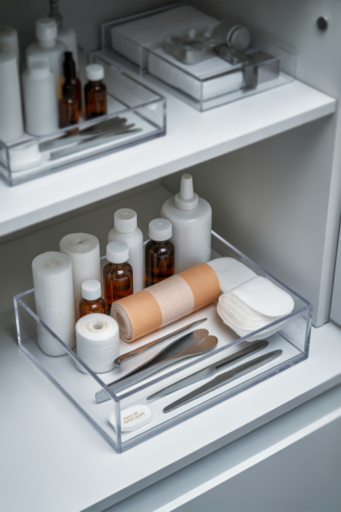 8. Create a First-Aid Kit Section