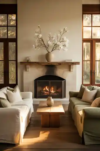 8. Fireplaces as a Natural Focal Point