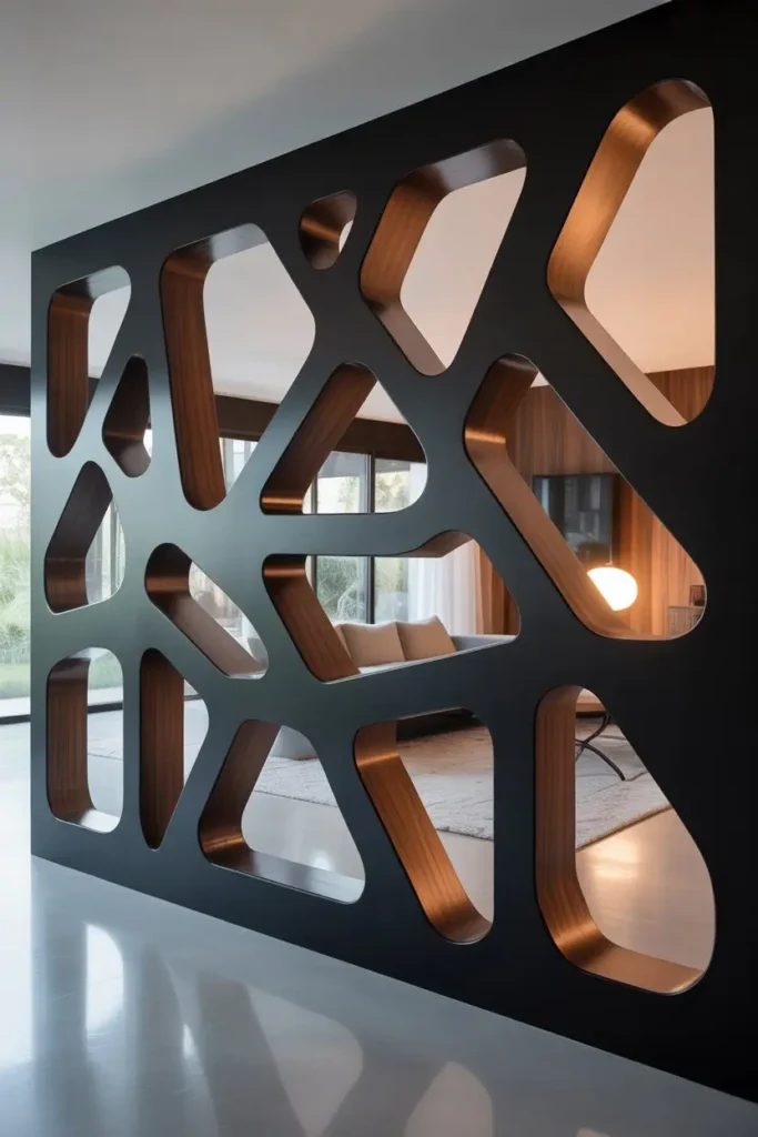 8. Geometric Cutouts for Artistic Detail