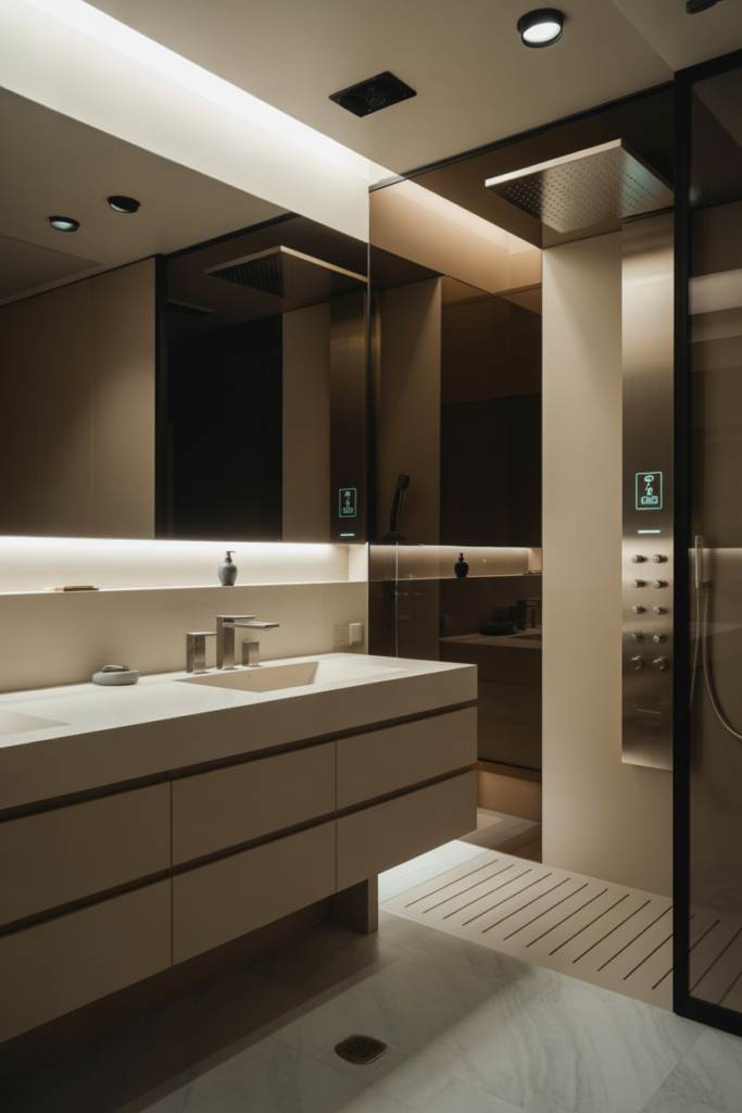 8. High-Tech Modern Bathrooms